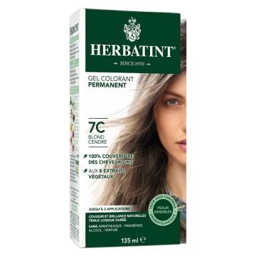 Gel colorant permanent - 7C Blond cendré