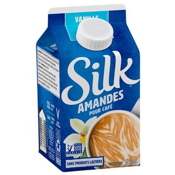 Boisson amandes vanille pour café