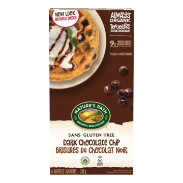 Organic Waffles - Dark chocolat chip