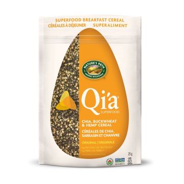 Organic cereal - Qi'a Chia, buckwheat and hemp filling