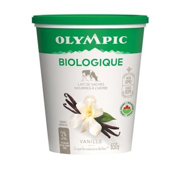 3% Organic Vanilla Balkan-style Yogurt