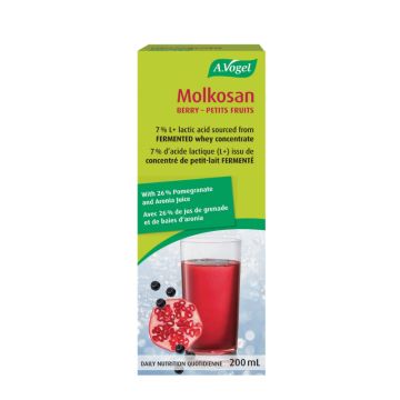 Molkosan saveur petits fruits Source de potassium