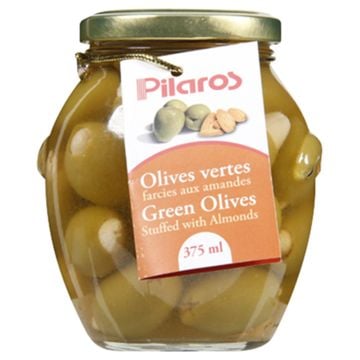 Green Olives Stuffed with Almonds