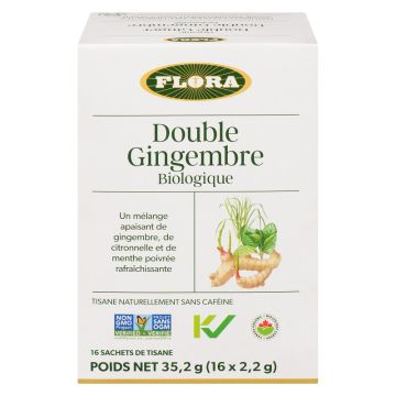 Tisane double gingembre biologique 