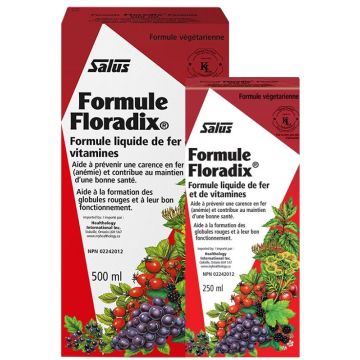 Duo Floradix - Formule liquide de fer et de vitamines