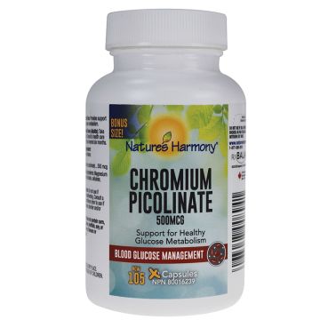 Chromium picolinate 500 MCG - Glucose Metabolism