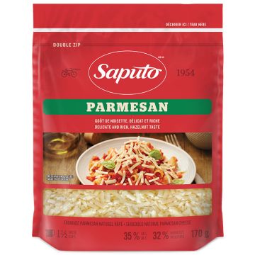 Shredded Parmesan cheese