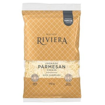 Parmesan râpé sans lactose 29%