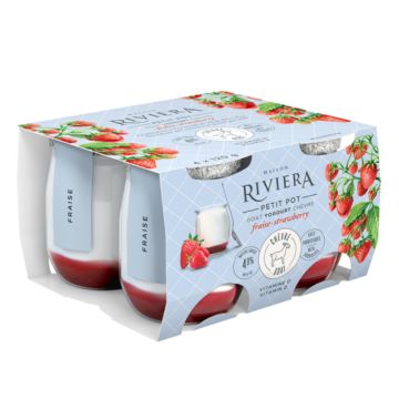 4.9% Strawberry Goat Yogurt