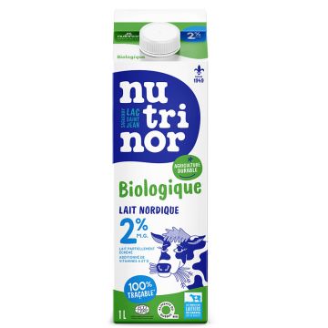 Lait nordique biologique 2%