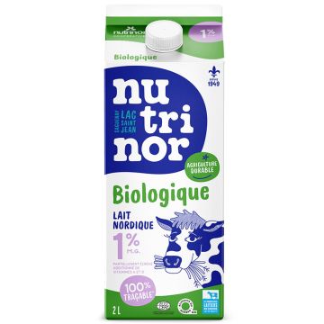 Lait nordique 1% biologique