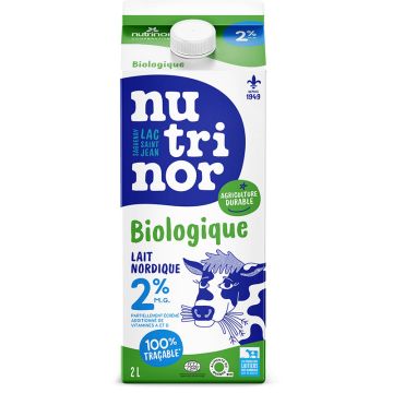 Lait nordique 2% biologique