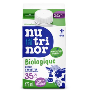 Crème à fouetter nordique biologique 35%