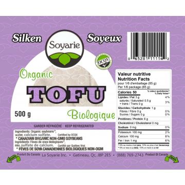 Tofu soyeux biologique - Nature