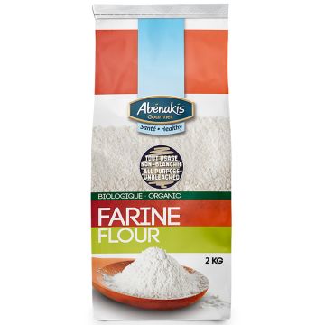 Farine tout usage non blanchie biologique