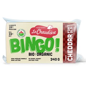 Bingo Organic Cheese - Old Cheddar