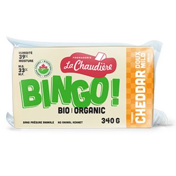 Bingo Organic Cheese - Mild Cheddar