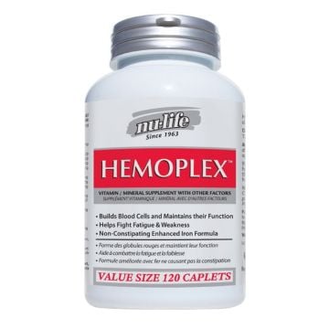 Hemoplex comprimés - vitamines et minéraux