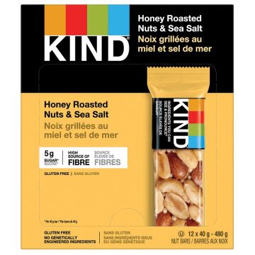 Nuts bar - Honey roasted nuts & sea salt (Gluten free)