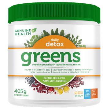 Natural Green Apple Daily Detox Flavour Greens+ 30 Servings