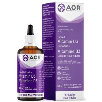 Vitamine D3 liquide 1000IU