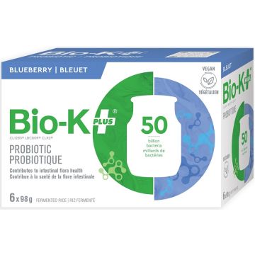 Probiotique Bleuet à boire végétalien au riz fermenté