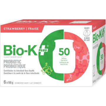 Probiotique Fraise à boire à base de lait fermenté