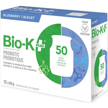 Probiotique Bleuet à boire végétalien au riz fermenté