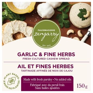 Fauxmage de cajou - Ail & fines herbes