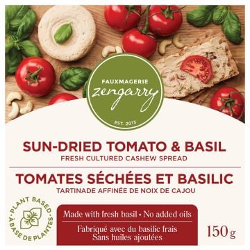 Fauxmage de cajou - Tomates séchées & basilic