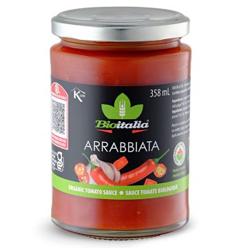 Sauce tomate biologique - Arrabbiata