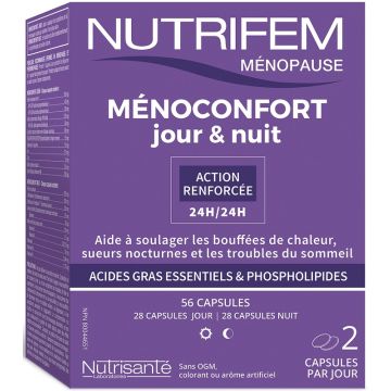 Nutrifem ménopause - Ménoconfort jour et nuit