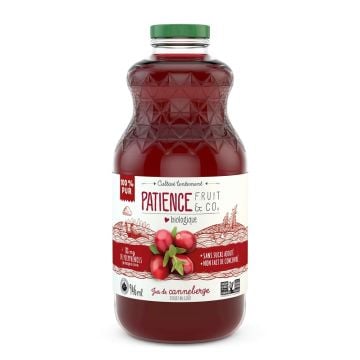 Jus pur biologique - Canneberge (Paquet de 6 bouteilles)