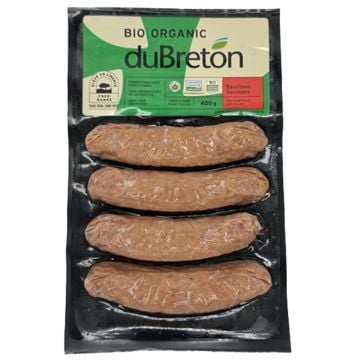 Saucisses de porc italiennes fortes biologiques