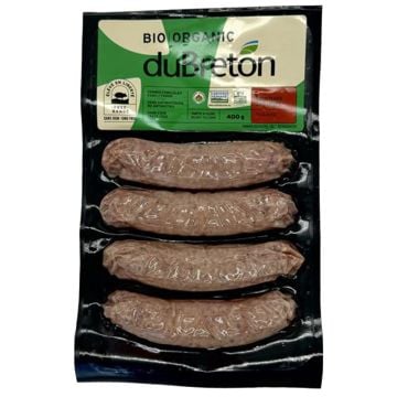 Organic Toulouse pork sausages