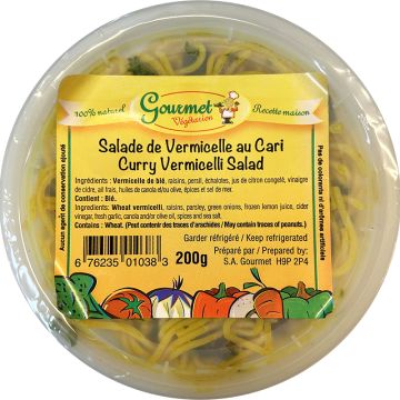 Salade - Vermicelle au cari  