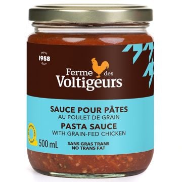 Sauce pour pâtes au poulet de grain