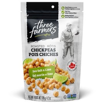 Sea Salt and Lime Roasted Chickpeas