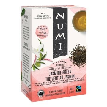 Thé vert au jasmin biologique équitable