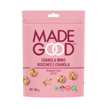 Mini barres granola biologiques - Fraise