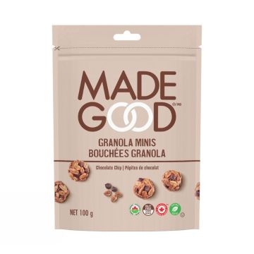 Mini barres granola biologiques - Grains de chocolat