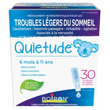 Quiétude troubles légers du sommeil