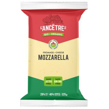 Mozzarella biologique sans lactose 28%