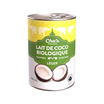 Lait de coco léger biologique équitable