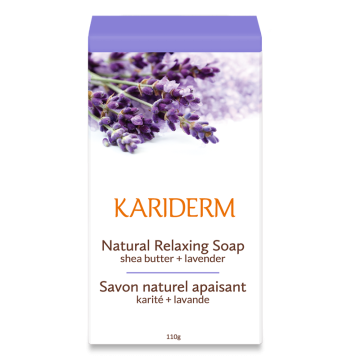 Savon naturel apaisant - Karité et lavande