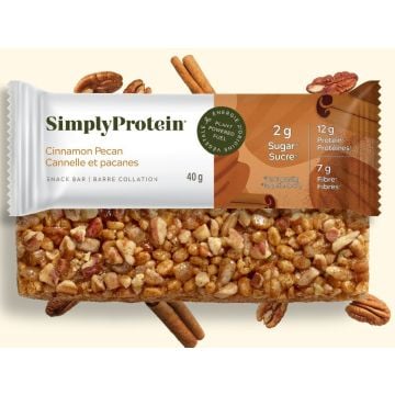 Gluten-free snack bar - Cinnamon & pecans