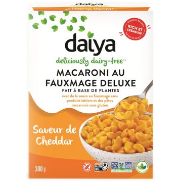 Pâtes macaroni au fauxmage deluxe - Saveur de cheddar