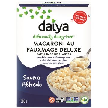 Pâtes macaroni au fauxmage deluxe - Saveur Alfredo