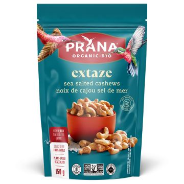 Extaze - Noix de cajou sans huile sel de mer biologiques