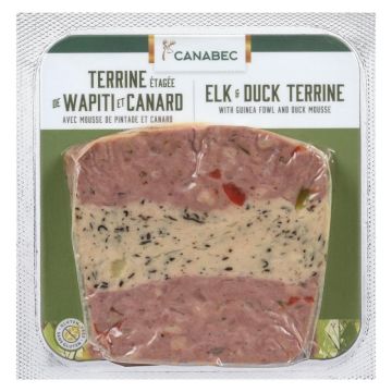 Terrine - Wapiti et canard avec mousse de pintade et canard